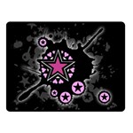 Pink Star Explosion Double Sided Fleece Blanket (Small)