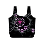 Pink Star Explosion Full Print Recycle Bag (S)