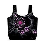 Pink Star Explosion Full Print Recycle Bag (M)