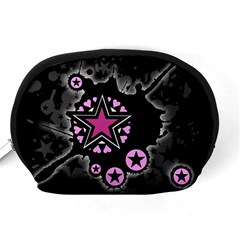 Pink Star Explosion Accessory Pouch (Medium) from ArtsNow.com Back