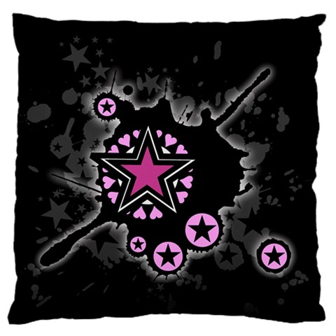Pink Star Explosion Standard Flano Cushion Case (Two Sides) from ArtsNow.com Front