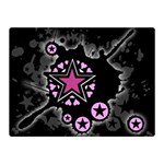 Pink Star Explosion Double Sided Flano Blanket (Mini)