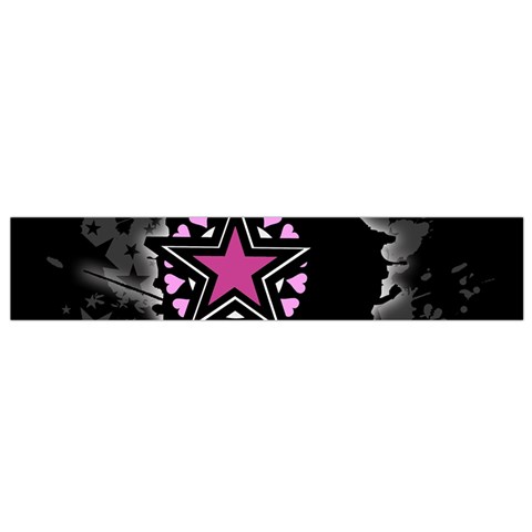 Pink Star Explosion Small Flano Scarf from ArtsNow.com Back
