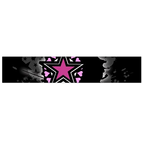 Pink Star Explosion Large Flano Scarf  from ArtsNow.com Front
