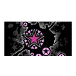 Pink Star Explosion Satin Wrap