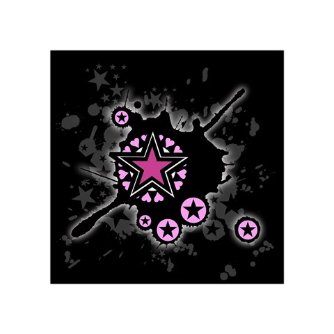 Pink Star Explosion Square Tapestry (Small) from ArtsNow.com Front
