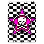 Pink Star Skull Checker Removable Flap Cover (L)