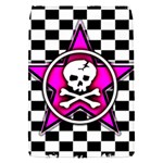 Pink Star Skull Checker Removable Flap Cover (S)