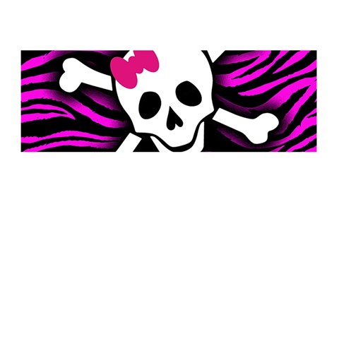 Pink Zebra Skull Memory Card Reader (Stick) from ArtsNow.com Front