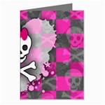 Princess Skull Heart Greeting Cards (Pkg of 8)