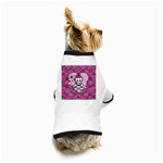 Princess Skull Heart Dog T-Shirt