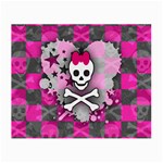 Princess Skull Heart Small Glasses Cloth