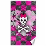 Princess Skull Heart Canvas 40  x 72 