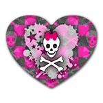 Princess Skull Heart Heart Mousepad