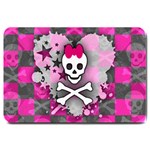 Princess Skull Heart Large Doormat