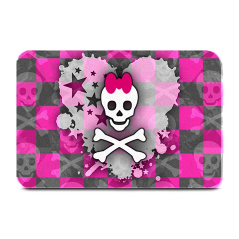 Princess Skull Heart Plate Mat from ArtsNow.com 18 x12  Plate Mat