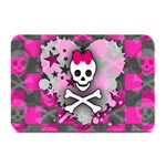 Princess Skull Heart Plate Mat