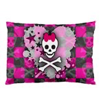 Princess Skull Heart Pillow Case