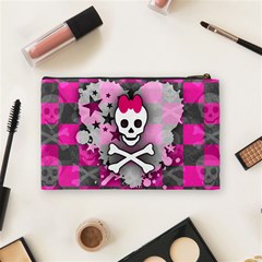 Princess Skull Heart Cosmetic Bag (Medium) from ArtsNow.com Back