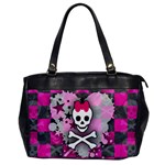 Princess Skull Heart Oversize Office Handbag