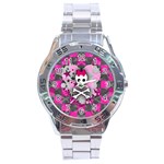 Princess Skull Heart Stainless Steel Analogue Watch