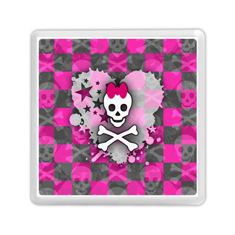 Princess Skull Heart Memory Card Reader (Square) from ArtsNow.com Front