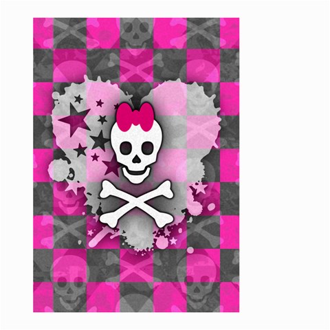 Princess Skull Heart Large Garden Flag (Two Sides) from ArtsNow.com Back