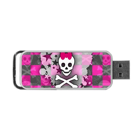 Princess Skull Heart Portable USB Flash (Two Sides) from ArtsNow.com Front