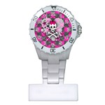 Princess Skull Heart Plastic Nurses Watch