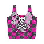 Princess Skull Heart Full Print Recycle Bag (M)