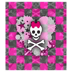 Princess Skull Heart Drawstring Pouch (Medium) from ArtsNow.com Front