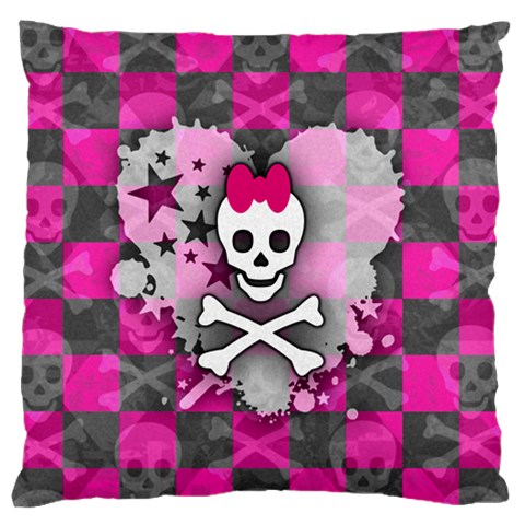 Princess Skull Heart Standard Flano Cushion Case (Two Sides) from ArtsNow.com Front