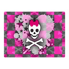 Princess Skull Heart Double Sided Flano Blanket (Mini) from ArtsNow.com 35 x27  Blanket Front