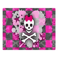 Princess Skull Heart Double Sided Flano Blanket (Large) from ArtsNow.com 80 x60  Blanket Front