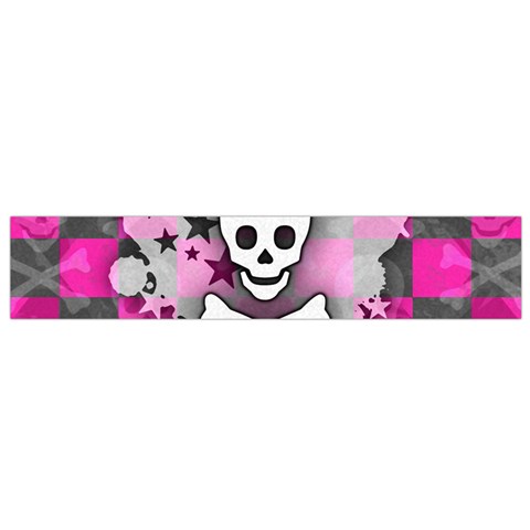Princess Skull Heart Small Flano Scarf from ArtsNow.com Front