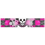 Princess Skull Heart Small Flano Scarf