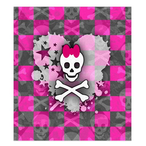 Princess Skull Heart Duvet Cover (King Size) from ArtsNow.com Duvet Quilt