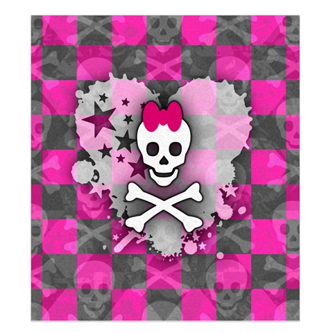 Princess Skull Heart Duvet Cover Double Side (King Size) from ArtsNow.com Front