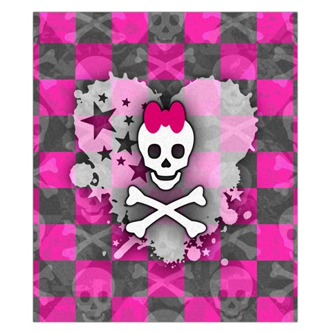 Princess Skull Heart Duvet Cover Double Side (California King Size) from ArtsNow.com Front