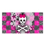 Princess Skull Heart Satin Shawl