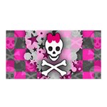 Princess Skull Heart Satin Wrap