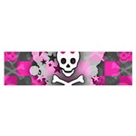 Princess Skull Heart Satin Scarf (Oblong)