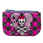 Princess Skull Heart Large Coin Purse