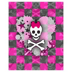 Princess Skull Heart Drawstring Pouch (XL) from ArtsNow.com Front