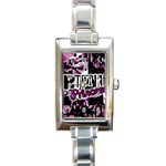 Punk Princess Rectangle Italian Charm Watch