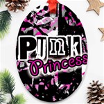 Punk Princess Ornament (Oval)