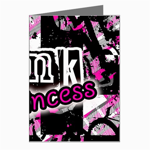Punk Princess Greeting Card from ArtsNow.com Left