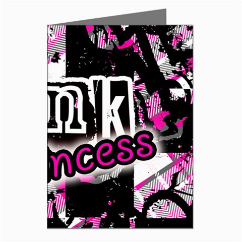 Punk Princess Greeting Cards (Pkg of 8) from ArtsNow.com Left