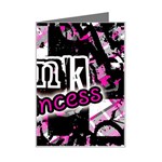 Punk Princess Mini Greeting Card