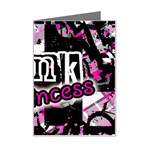 Punk Princess Mini Greeting Card